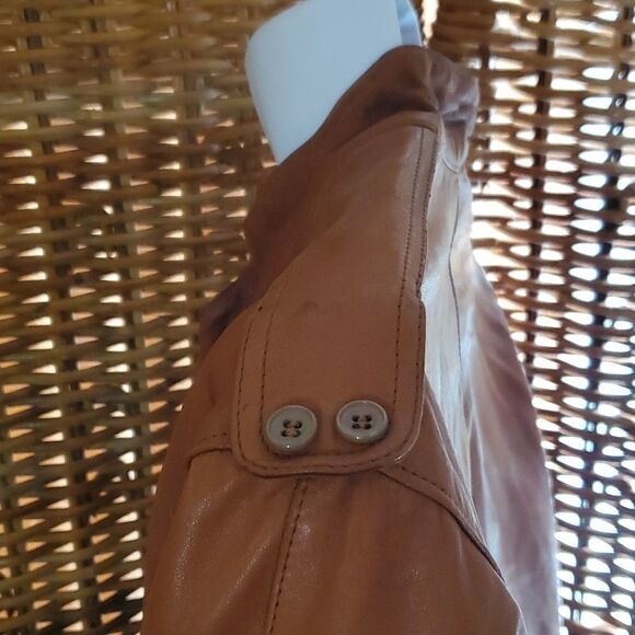 Vintage Brown Leather Jacket - Picture 11 of 16